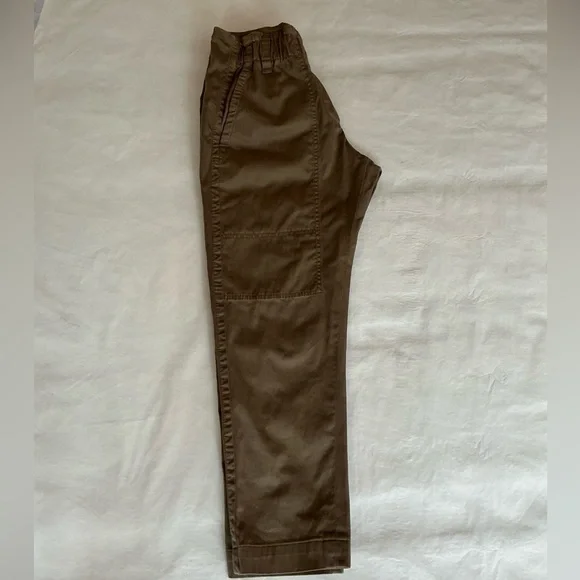 Brunello Cucinelli Belted Elasticized Waist Cargo Pants Vintage Brown Small - Picture 7 of 13